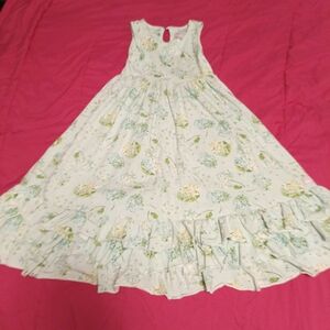SweetHoney Light Blue Floral Kids Dress
